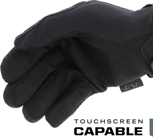 Mechanix Wear Original Covert Tactical Work Gloves - Secure Fit & Flexible Grip | Durable Touchscreen Safety Gloves for Men (Large, Black)