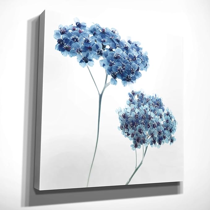 Wexford Home Gorgeous Blue III-Canvas Prints Wrapped Gallery Wall Art | Stretched and Framed Ready to Hang 40x40 Multicolor