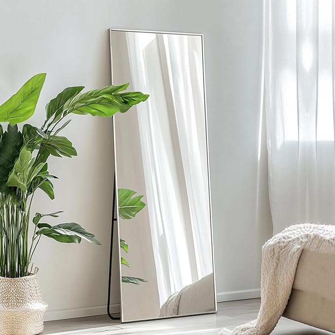 Sunniry Full Length Mirror 56x16 inch, Stand Up Mirror