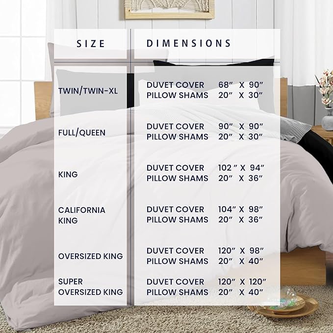 Kotton Culture 1 Pc Custom Size Duvet Cover Only -100% Egyptian Cotton Sateen 600 Thread Count Ultra Soft Premium Durable Comforter Cover Zipper Closure & Corner Ties (Blended Grey, Custom)