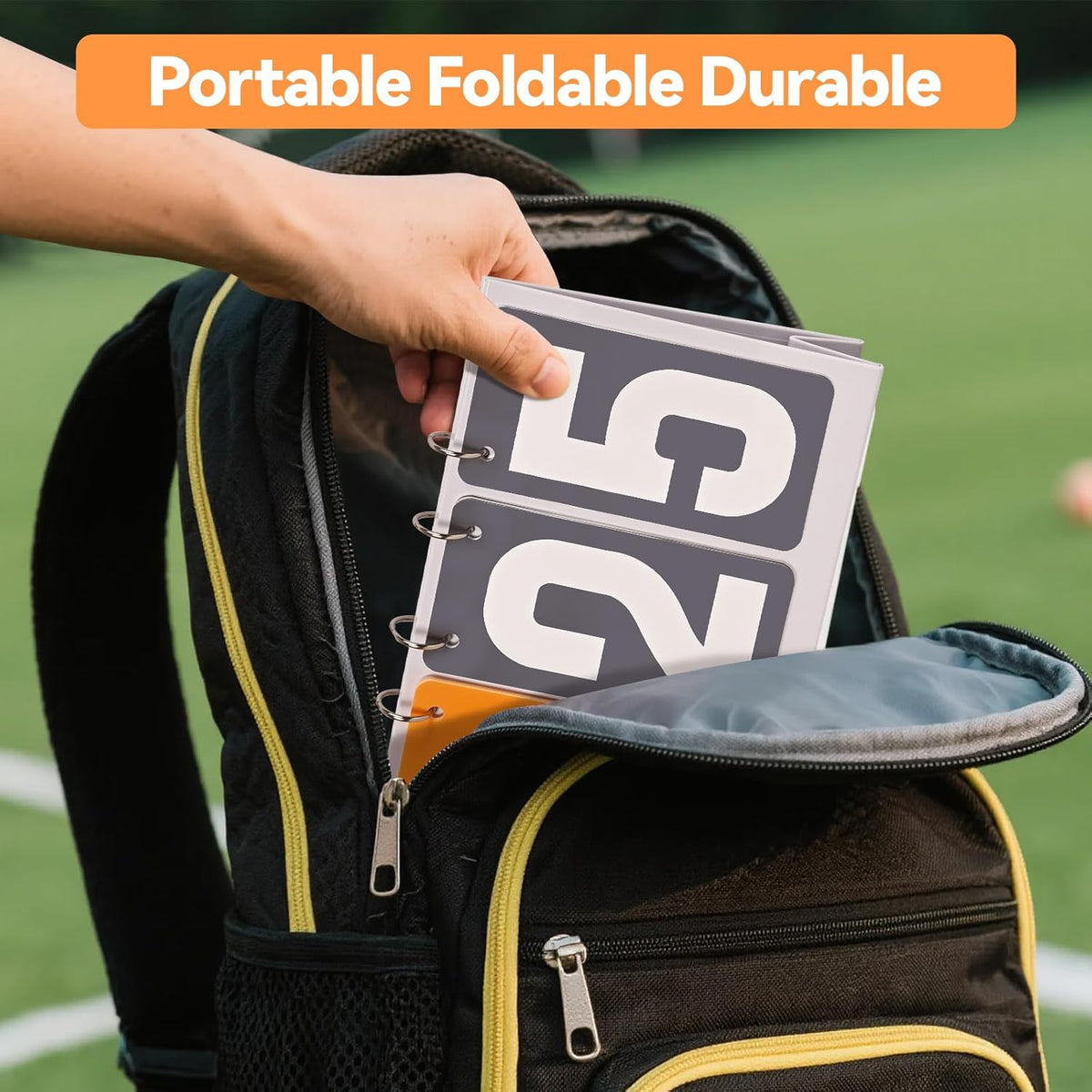 Scoreboard Flip Tabletop Score Counter - Portable, Waterproof & Durable for Sports Training | Pool, Tennis, Basketball