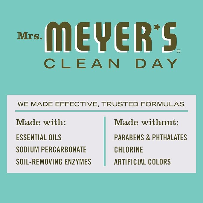 MRS. MEYER'S CLEAN DAY Automatic Dishwasher Pods, Basil, 20 Count