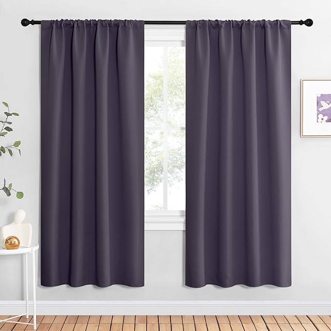 NICETOWN Blackout Curtains for Living Curtains, 2 Panels, 42 by 72, Room