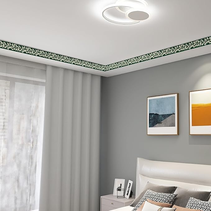 HOMETITUTE Wallpaper Border Peel and Stick Decorative Wall Trim Self Adhesive