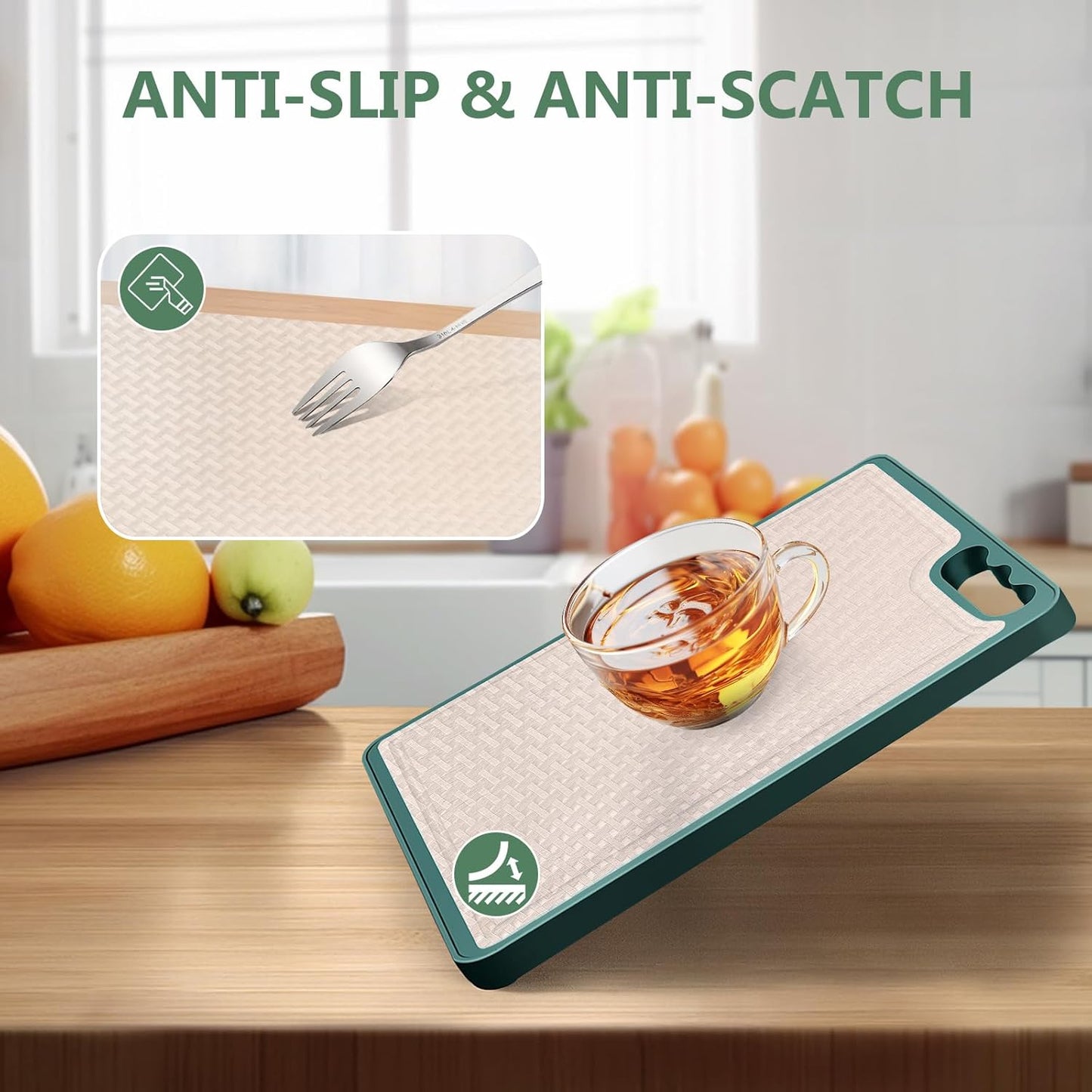 Shelf Liners, Non-Adhesive Drawer Liner, Waterproof & Oil-Proof Kitchen Cabinet Cupboard Liner Plastic EVA Material BPA Free Fridge Liner Mats Paper Protector for Shelves (Clear/24in x 240in)