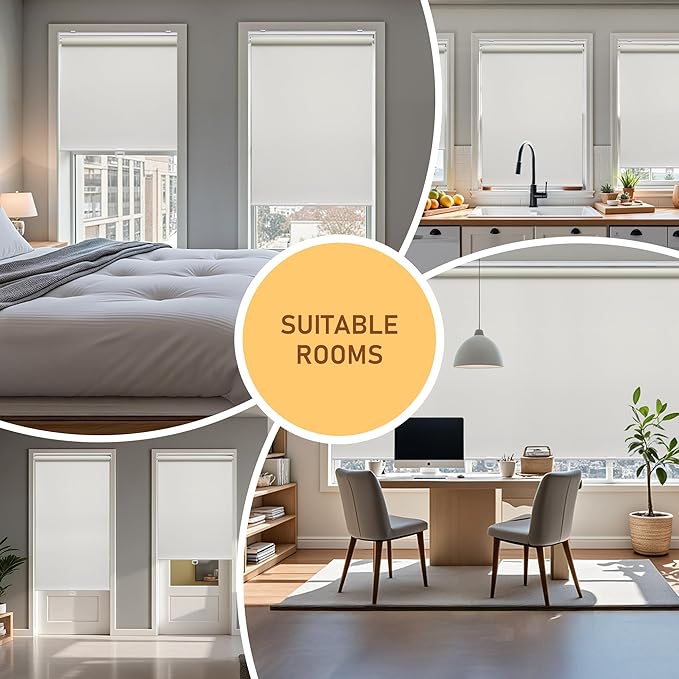 Cordless Roller Shades Blackout Blinds