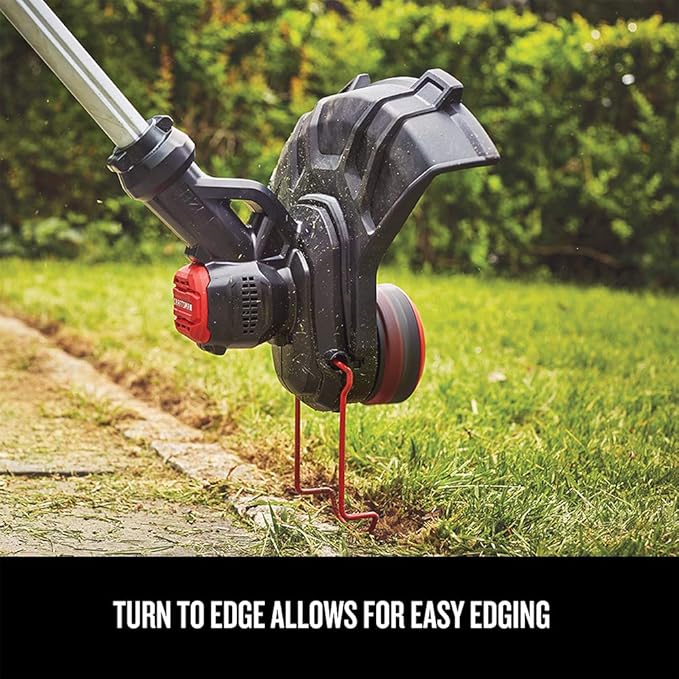 CRAFTSMAN V20 Weed Wacker Cordless String Trimmer and Edger, Weed Eater Includes 2.0 Ah Battery and Charger, Lightweight, Extended Runtime, 2 Speed (CMCST900D1)