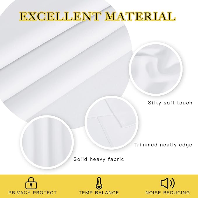 NICETOWN Patio Blackout Curtain Panels