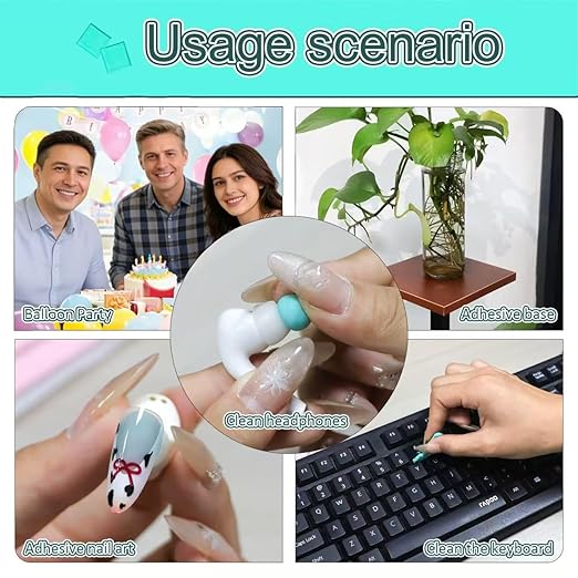 Feosky Adhesive Poster Sticky Tack Putty, Reusable and Removable Adhesive Putty