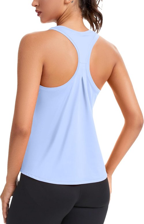 MathCat Women's Workout Tank Tops - Racerback Sleeveless Yoga Shirts | Loose Fit for Athletic Comfort (XS-XL)