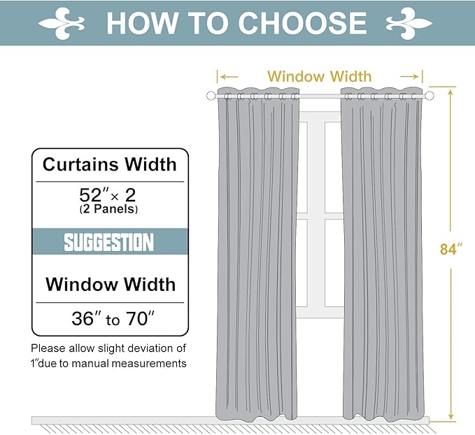 ChrisDowa Grommet Room Darkening Curtains