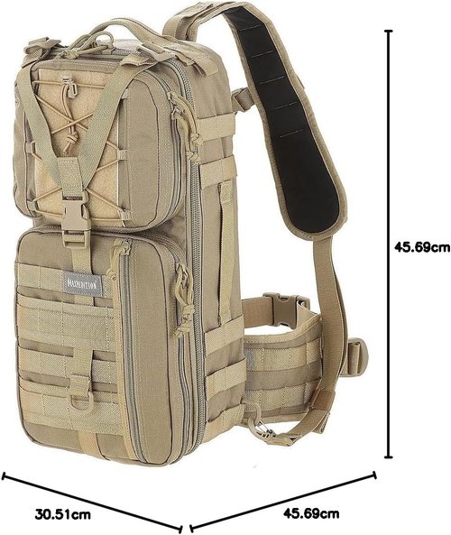 Maxpedition Falcon III Tactical Backpack - Wolf Gray, Durable & Versatile Gear