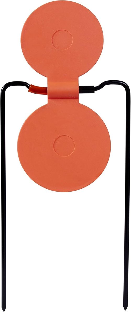 EZ-Aim™ Shooting Gallery Self-Healing Spinner Target, Gong Target by Allen®, 12-14 Inches Tall, Shooting Targets, Gun - Rifle - Pistol - Airsoft - BB Gun - Air Rifle, Orange