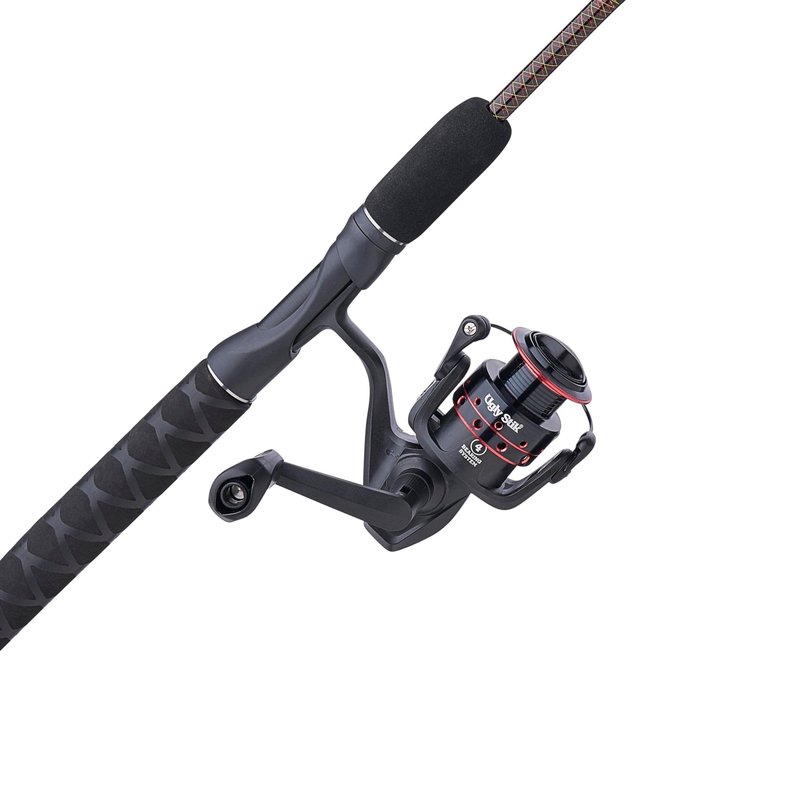 Ugly Stik GX2 Spinning Reel and 6' Fishing Rod Combo, 2-Piece, Graphite and Fiberglass Rod with Clear Tip Design