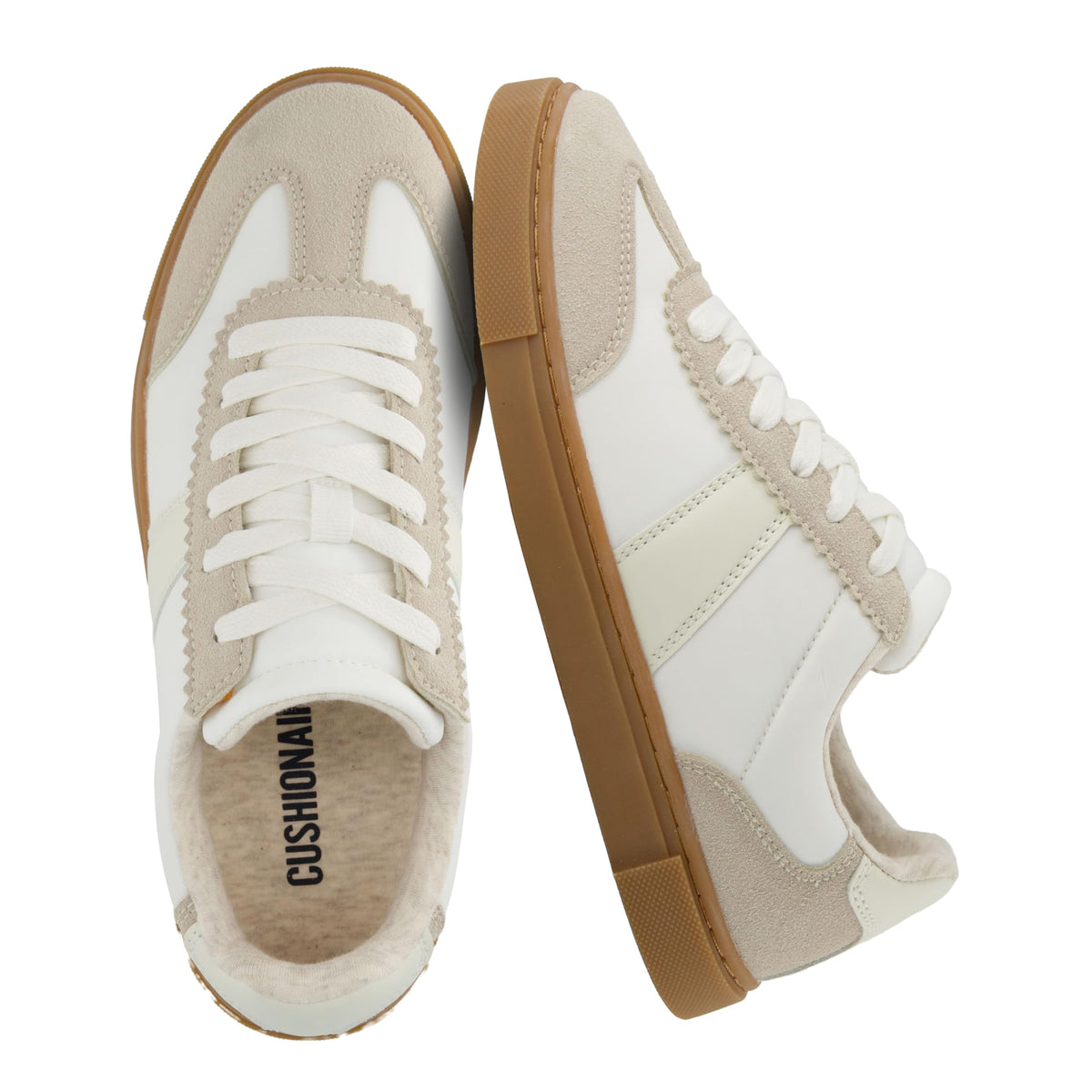 CUSHIONAIRE Balance Womens Sneakers, Casual Tennis Shoes for Women with Memory Foam and Slip Resistant Outsole