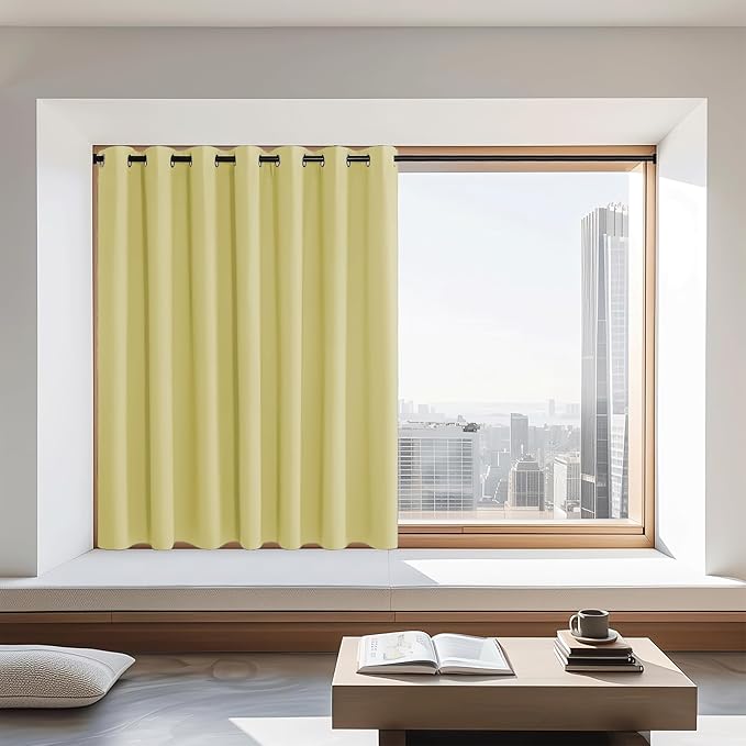 NICETOWN Blackout Curtains 72 inches Long, Grommet Privacy Window Treatment