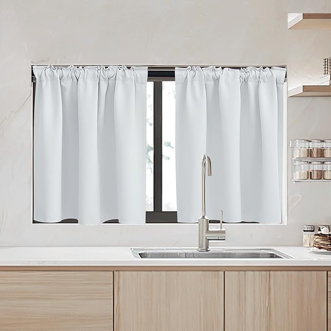 RYB HOME Small Window Curtains