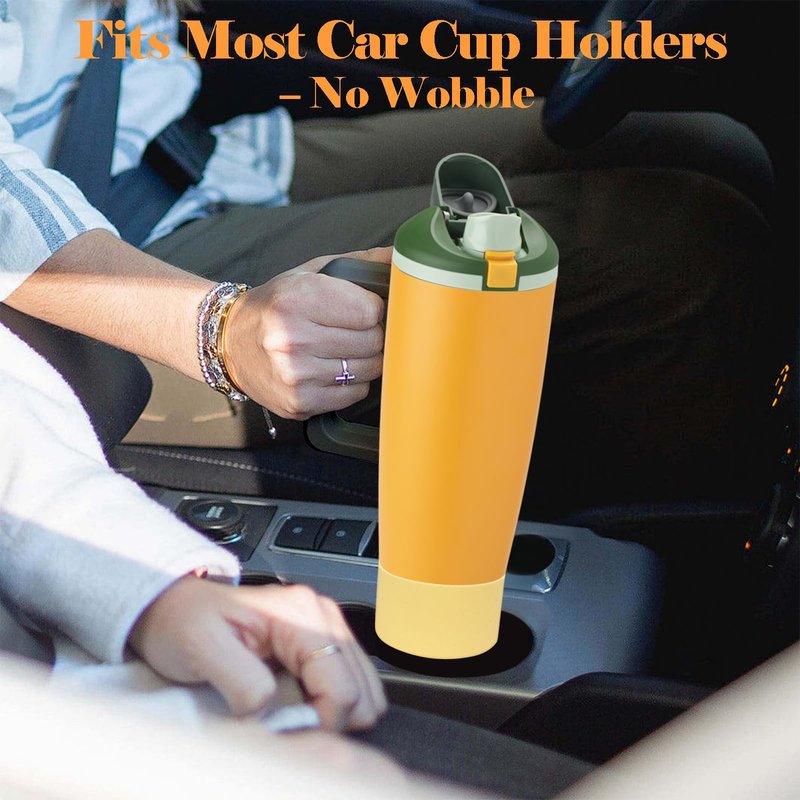 Kaitiaki Silicone Boot for Owala 30oz & 40oz FreeSip Sway Bottles & Tumblers - Non-Slip, Scratch-Resistant, Stability Enhancer, Available in 12 Colors (Very, Very Dark)