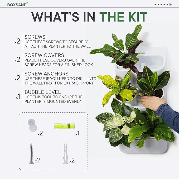 BOXSAND-12 Vertical Wall Planter