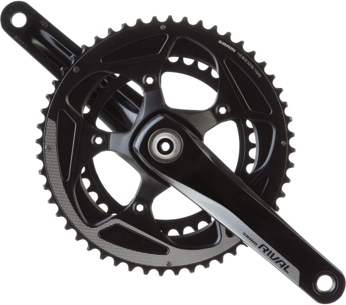 SRAM Rival 22 GXP Crankset with Yaw Technology - Lightweight & Durable Cycling Component