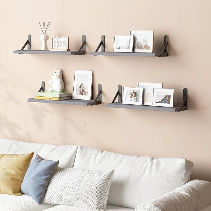 YGEOMER 16.5 Inch Floating Shelves