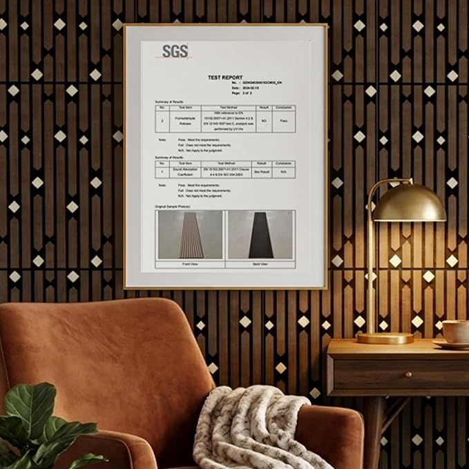 PVC Acoustic Wall Panels, Geometric Sound-Reducing Panels