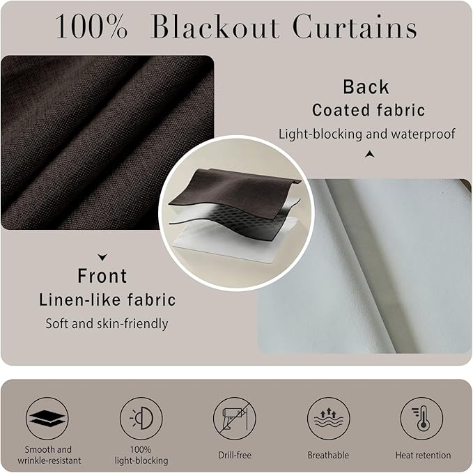 Magic Tape 100% Blackout Curtain