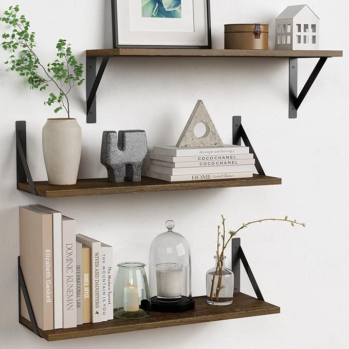 Forbena 24 Inch Long Floating Shelves