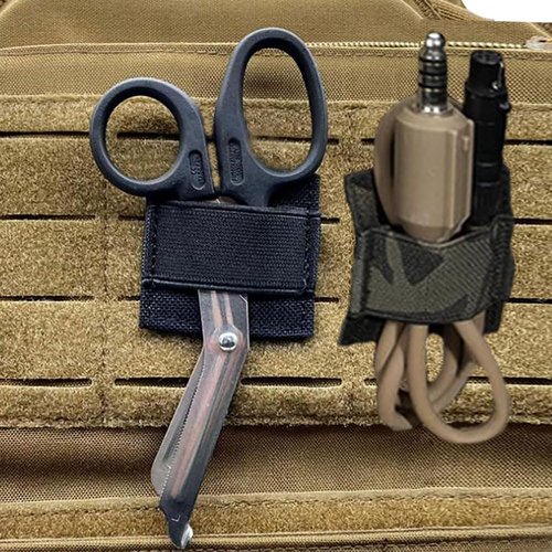 Tactical Cable Storage Board, Helmet Headphone Vest Backpack Accessories Wires Organizer Holder (2Green Cam 2Black 2Khaki)