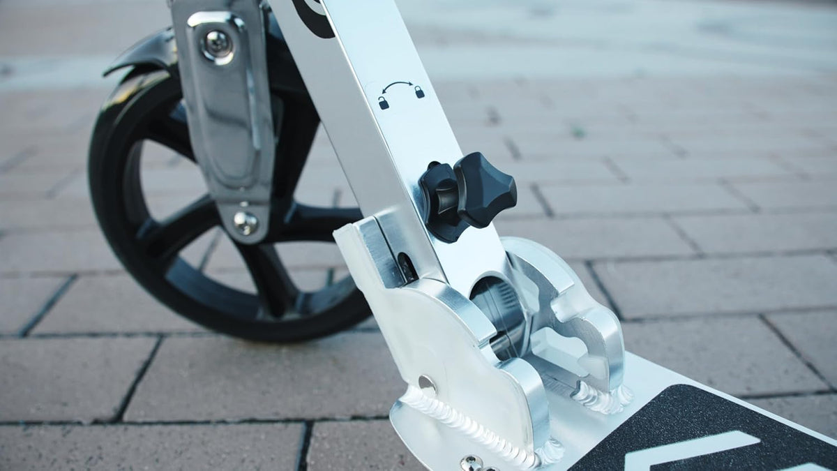 Razor A5 DLX Kick Scooter - Foldable Design, 8" Urethane Wheels, For Kids Ages 8+, Up to 220 lbs