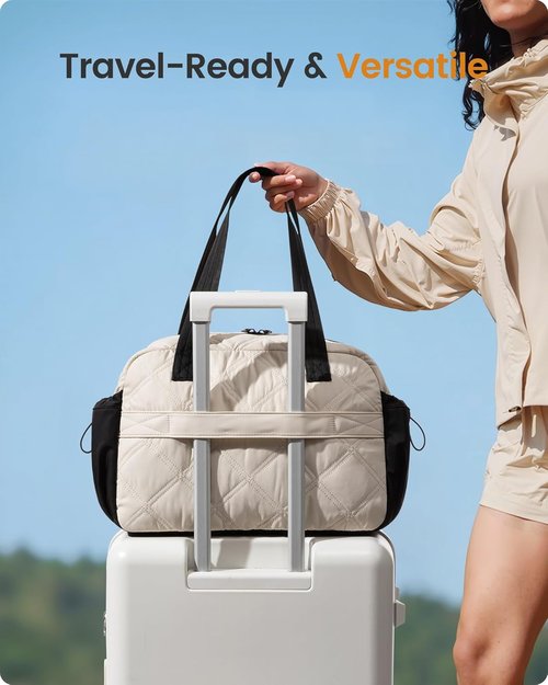 LOVEVOOK Gym Bag - Lightweight Travel Duffle with Wet Pocket | Perfect for Yoga, Weekend Trips, and Hospital Use
