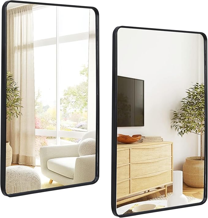 ZenStyle 2 Packs Wall Mount Mirror