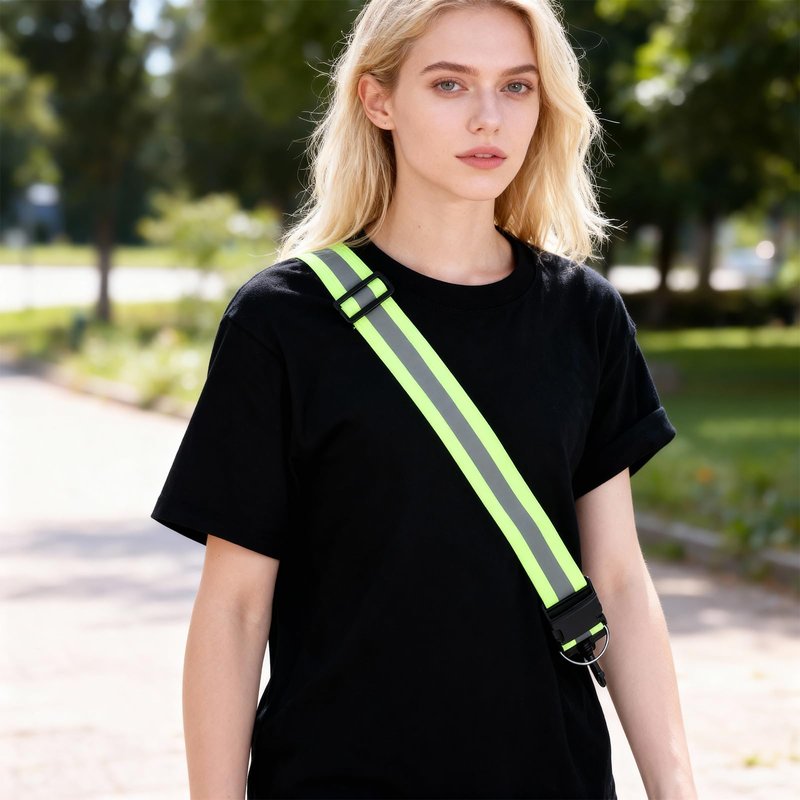 High Visibility Reflectives Safety Running Belts Reflective Sash for Walking at Night Reflective Running Gear Night Walking Safety Gear Reflectives Sash with 2 Pcs Reflectivees Armbands for Men Women