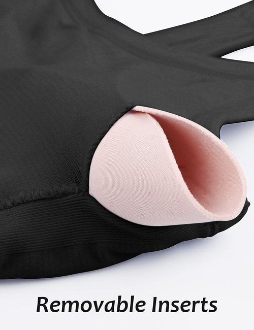 MathCat Workout Tank Tops - Sleeveless Athletic Yoga Shirts with Built-In Bra | Seamless Design