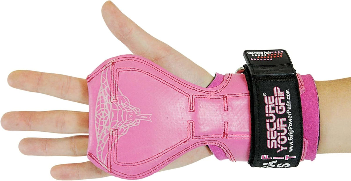 Women's Cobra Grips - FIT Pink Rubber Workout Gloves for Enhanced Grip