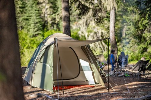 DOD 1Pull Dome Tent - 3 Person Waterproof Pop Up Tent for Camping and Backpacking - Easy Instant Setup
