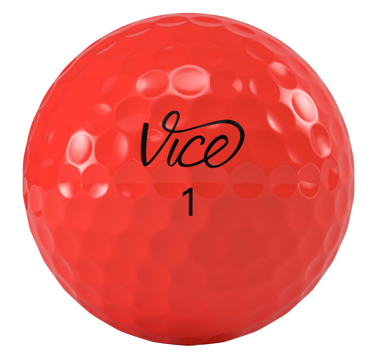 Vice Golf Pro Soft Golf Balls, Red