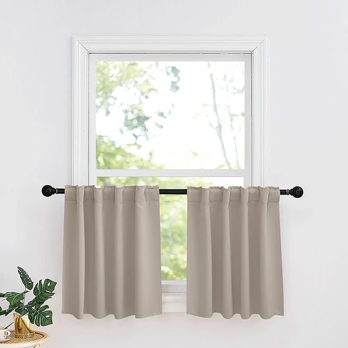 RYB HOME Kitchen Window Curtains