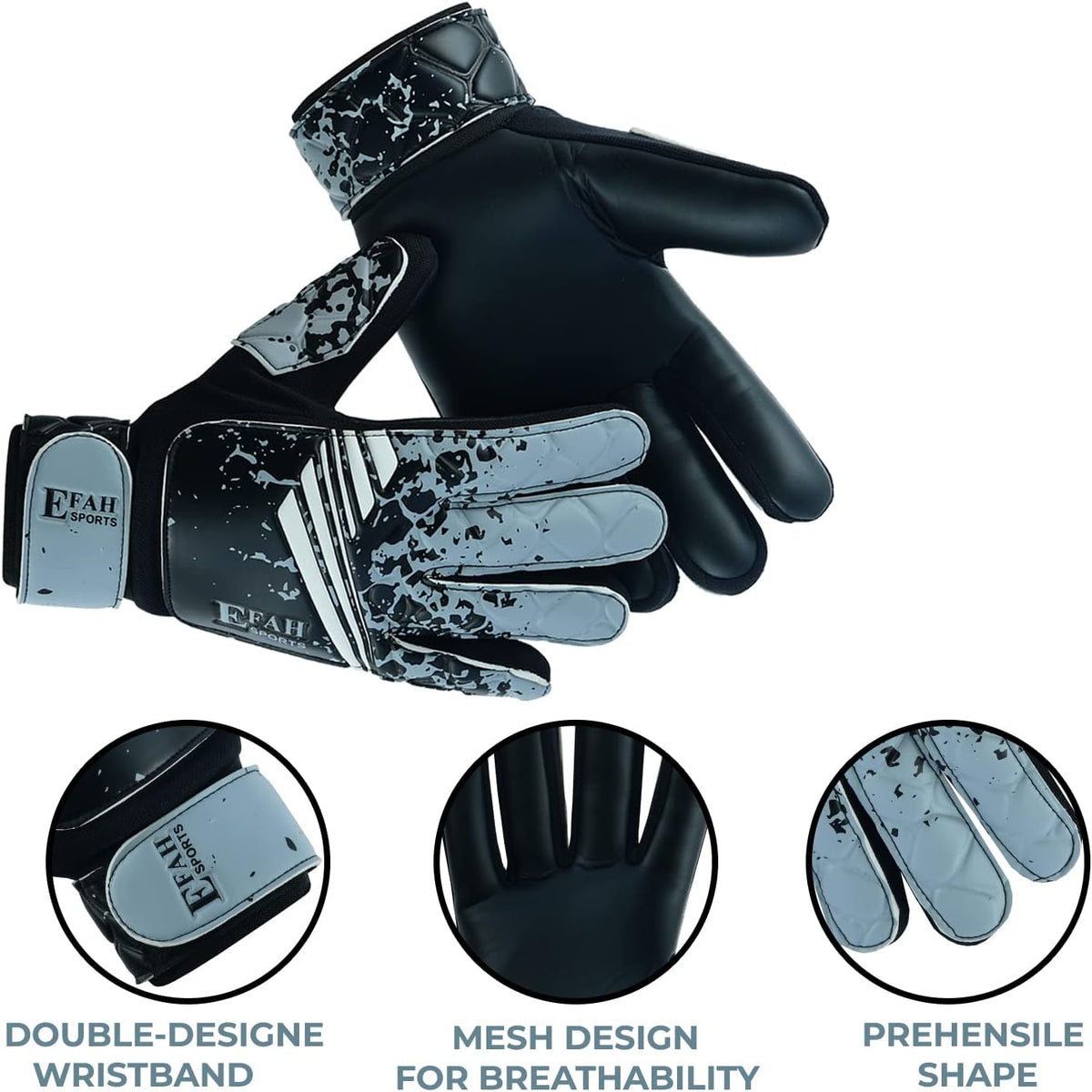Regine Soccer Goalkeeper Gloves - Strong Grip for Kids & Youth | Perfect for Football Matches