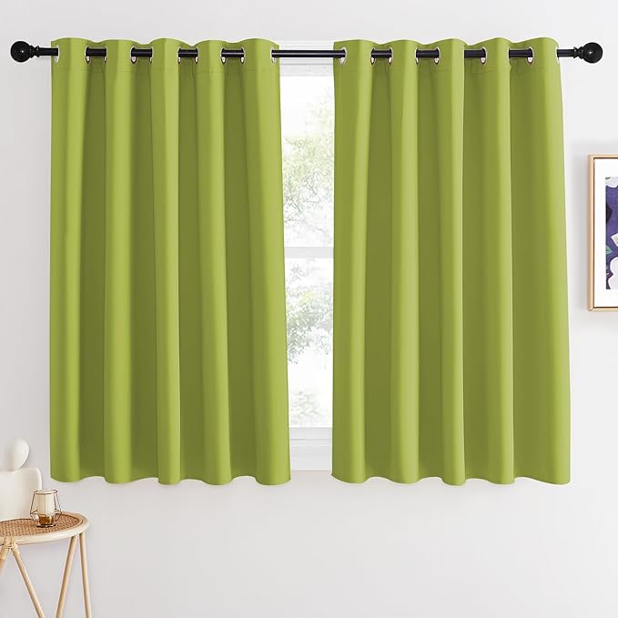 NICETOWN Blackout Curtains 54 Inches Long, Thermal Insulated Room Darkening
