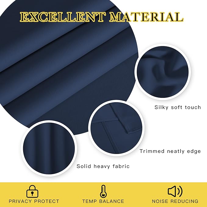 NICETOWN Blackout Curtain Panel