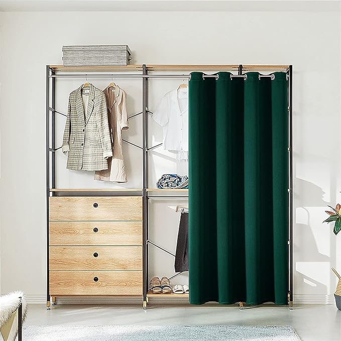 ChrisDowa Blackout Door Curtains