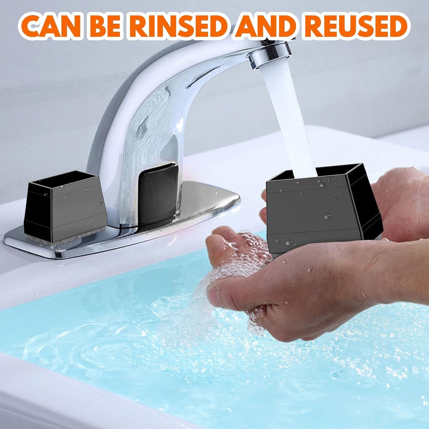 Rectangle Chair Leg Protectors for Hardwood Floors,16 PCS Silicone Covers to Protect Wood Tile Floors Felt Pads Furniture Leg Caps Reduce Noise. Easy to Move.(Black,1.5 x 2.5,Rectangular)