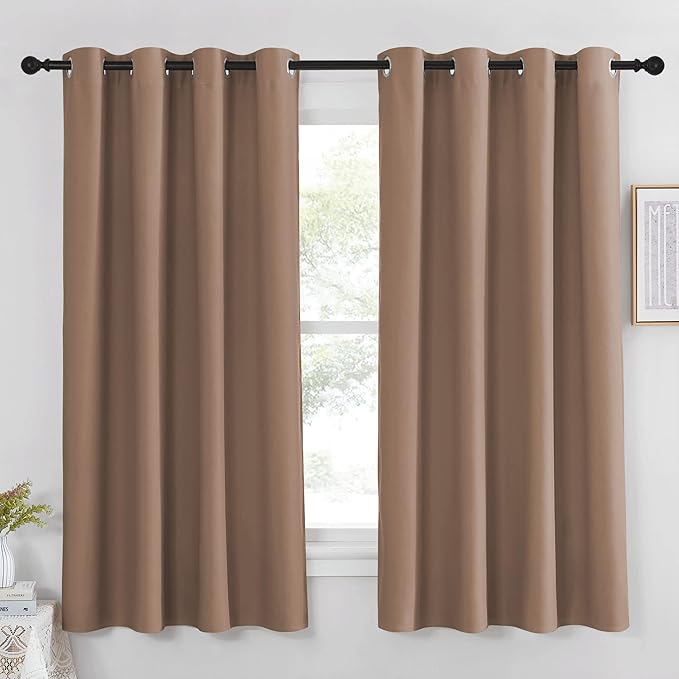 NICETOWN Blackout Curtains 63 inches Length