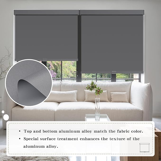 SUNOFF Cordless Blackout Roller Shades Blinds
