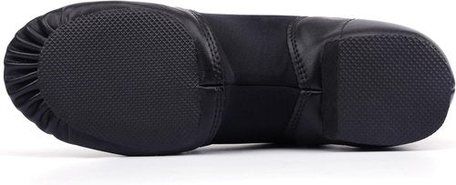 Linodes Unisex Jazz Shoes - Slip-On PU Leather Dance Footwear for Men & Women | Comfortable Fit