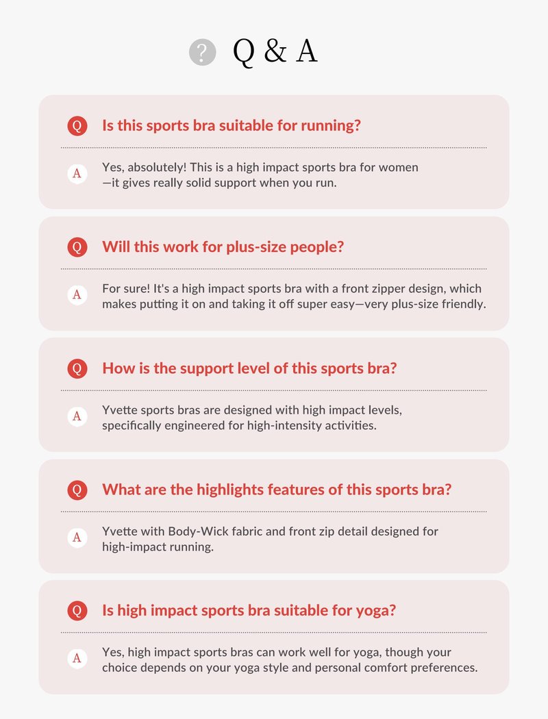 Yvette Front Closure Sports Bras for Women High Support Large Bust Supportive Sports Bra High Impact for Running,Coffee,L+