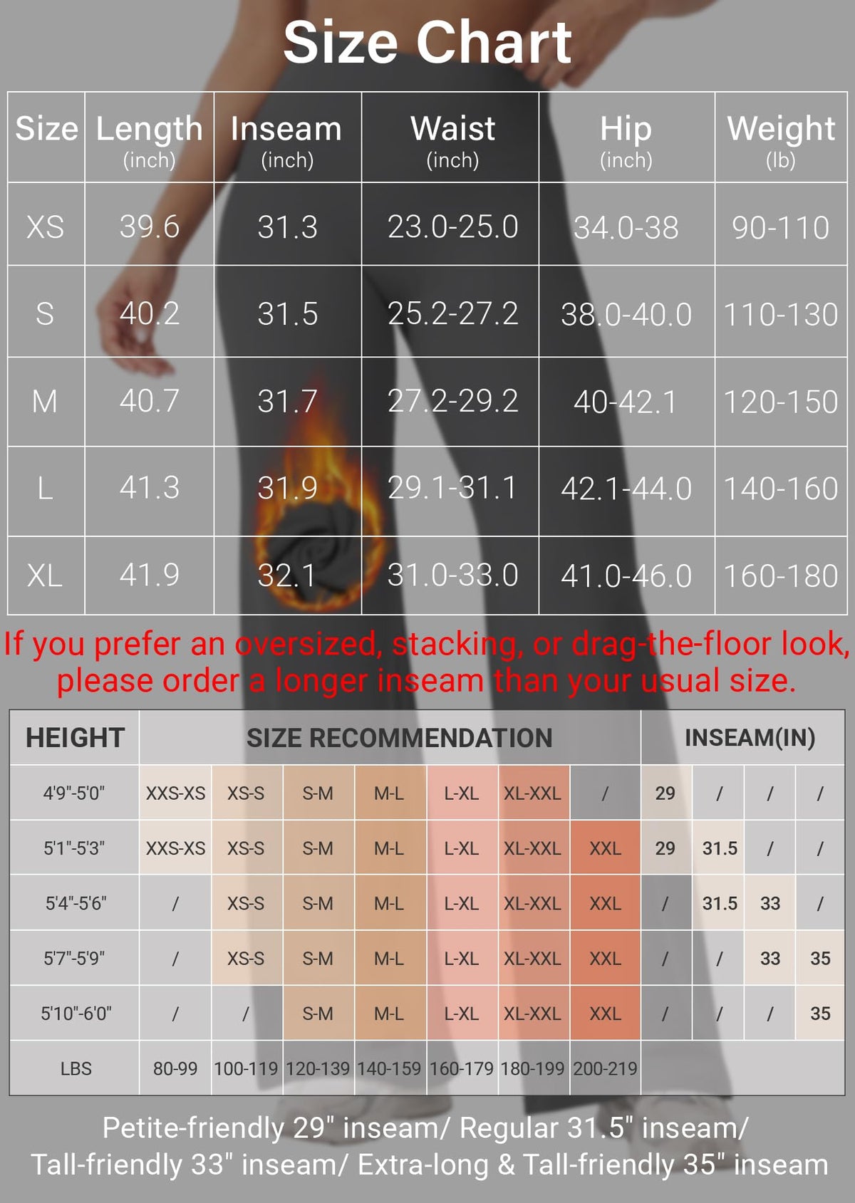 YEOREO Workout Leggings Womens No Front Seam Straight Leggings 31.5" Thin Fleece High Waist Buttery Eddiy Gym Yoga Pants Brown M