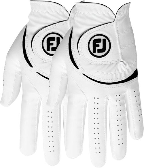 FootJoy Men's Golf Gloves - WeatherSof 2-Pack for Superior Grip and Comfort