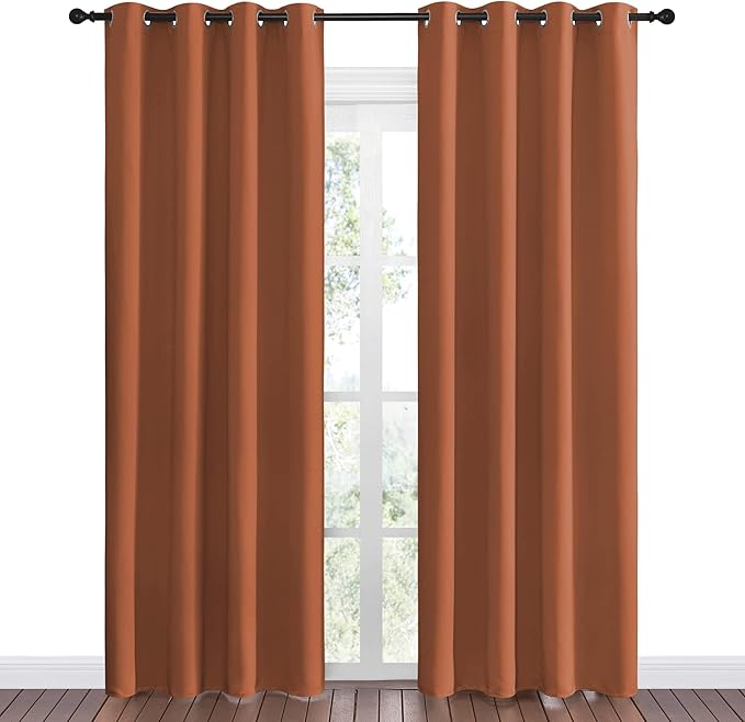 NICETOWN Halloween Insulated Curtains Blackout Draperies